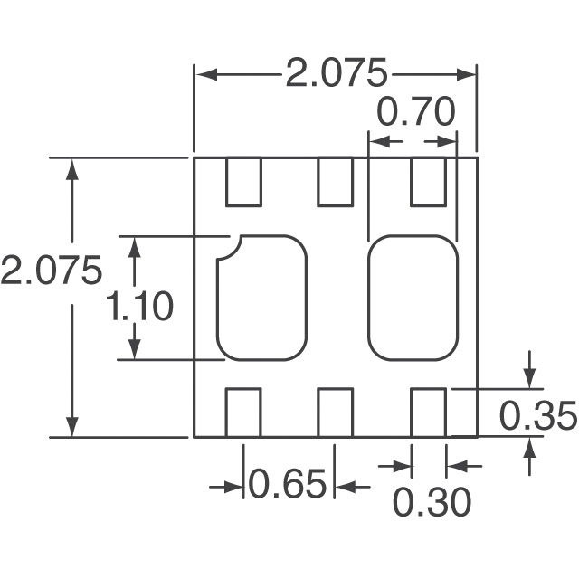 DMS2220LFDB-7 Diodes Incorporated  Transistors - FET MOSFET - Simples